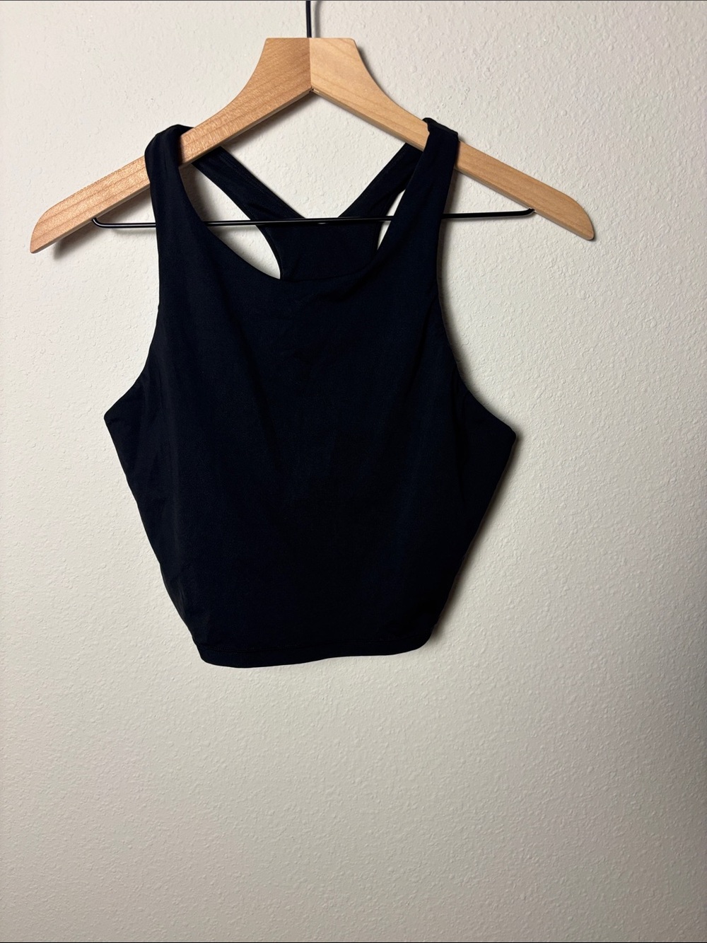 Athleta Conscious Crop Bikini Top D-DD Black